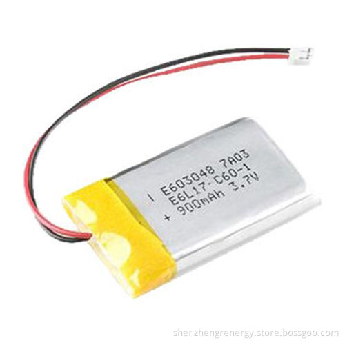 603048 3.7v 900mAh Rechargeable Lithium Polymer Digital Batteries